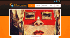 Desktop Screenshot of ilbaccanale.com