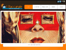 Tablet Screenshot of ilbaccanale.com